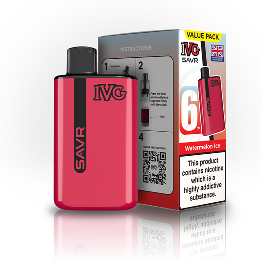 IVG SAVR Watermelon Ice Value Pack Vaporizers & Electronic Cigarettes IVG