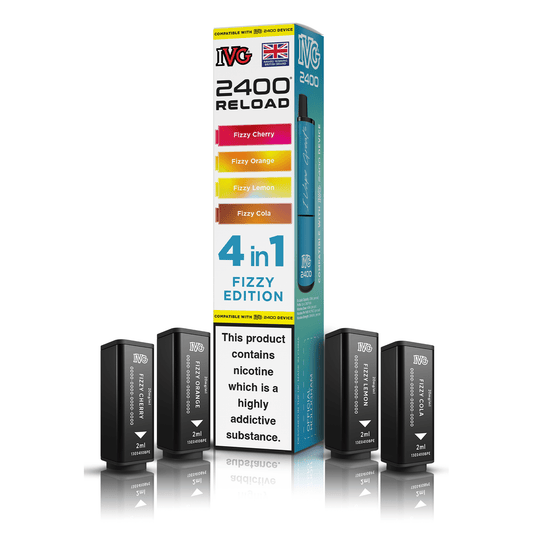 IVG 2400 4-in-1 Reload Refill Pods | 2 & 4 Packs IVG 2400 4-in-1 Reload Refill Pods | 2 & 4 Packs
