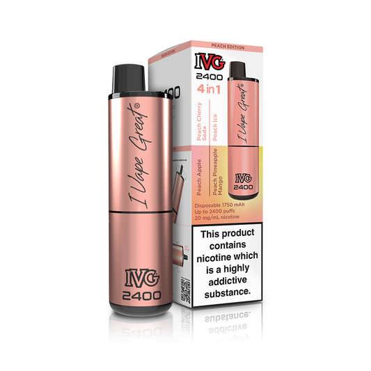 IVG 2400 4 in 1 Multi Flavour Peach Edition  IVG   