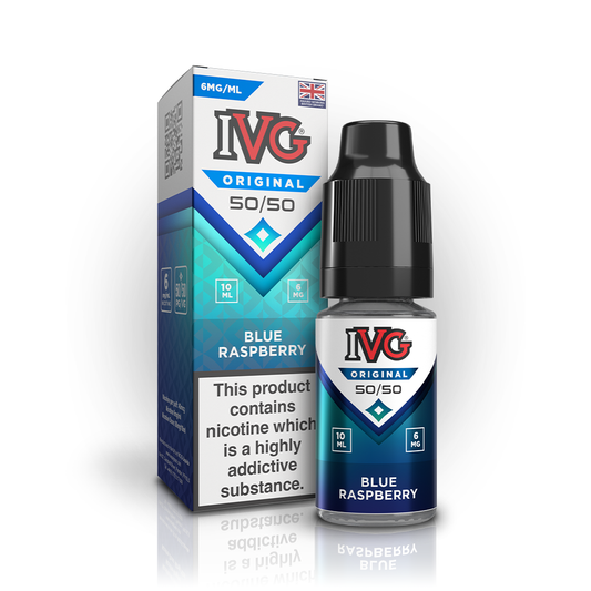 IVG Original 50:50 Blue Raspberry Vaporizers & Electronic Cigarettes IVG