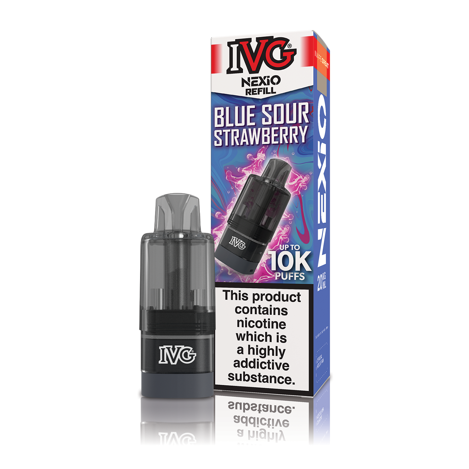 IVG NEXiO Blue Sour Strawberry Refill Pod