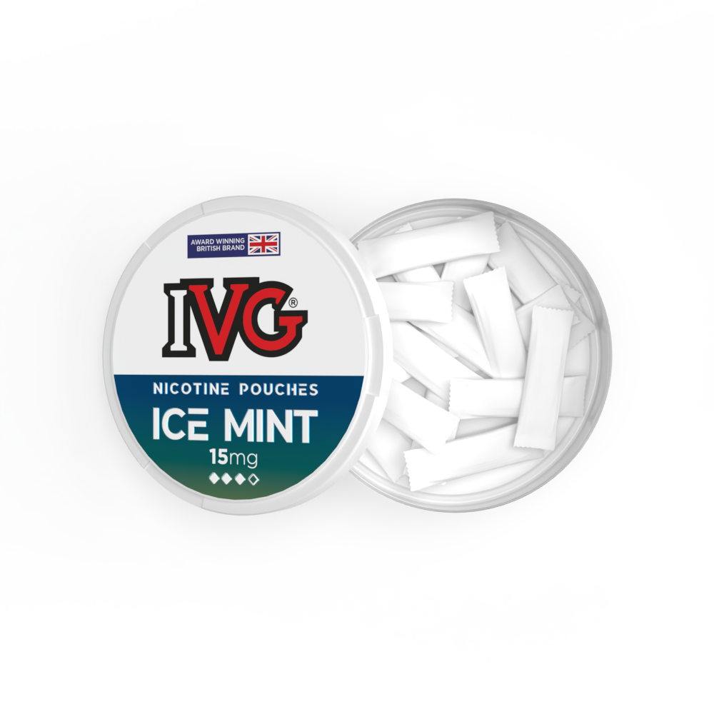 Iced Mint Nicotine Pouches  IVG   