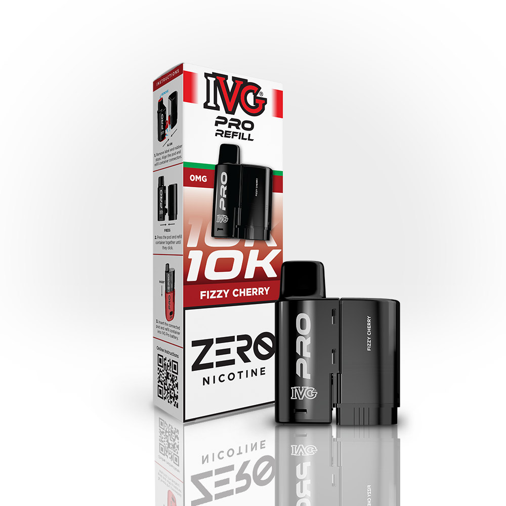 IVG PRO Fizzy Cherry 0mg Refill Pod