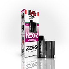IVG PRO Red Sour Raspberry 0mg Refill Pod