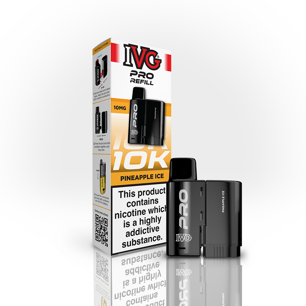 IVG PRO Pineapple Ice 10mg Refill Pod