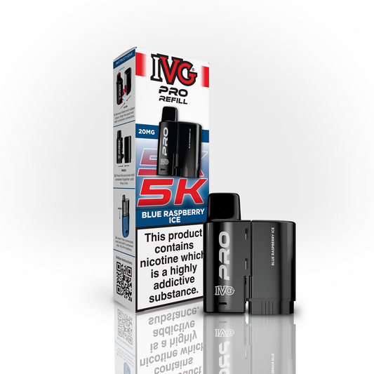 IVG PRO 5K Blue Raspberry Ice Refill Pod