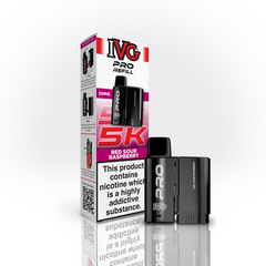 IVG PRO 5K Red Sour Raspberry Refill Pod