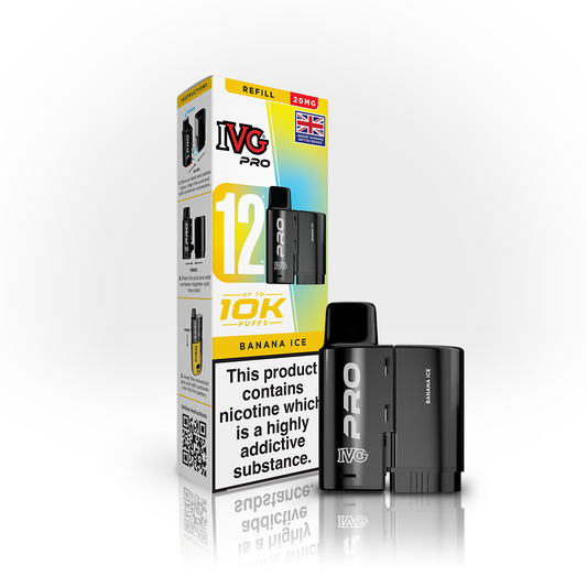 IVG Pro Banana Ice Refill Vaporizers & Electronic Cigarettes IVG