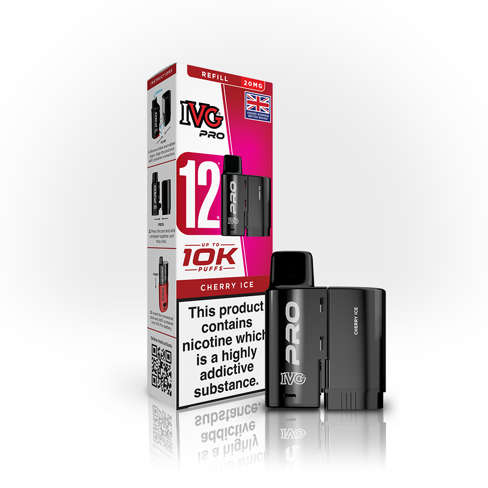 IVG PRO Cherry Ice REFILL Vaporizers & Electronic Cigarettes IVG