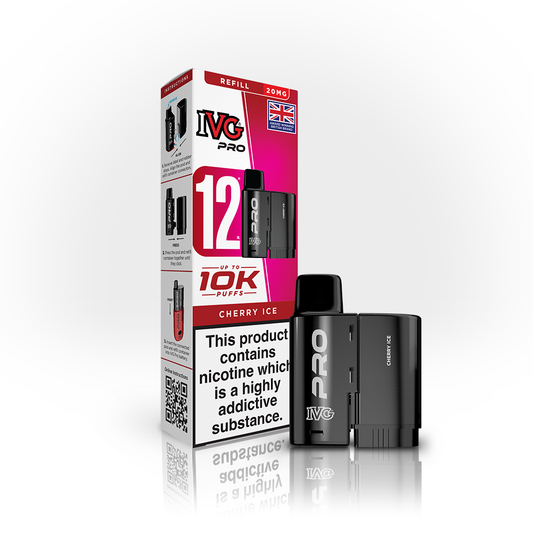 IVG Pro Cherry Ice Refill Vaporizers & Electronic Cigarettes IVG