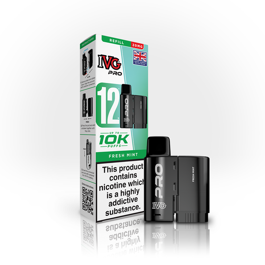 IVG Pro Fresh Mint Refill Vaporizers & Electronic Cigarettes IVG