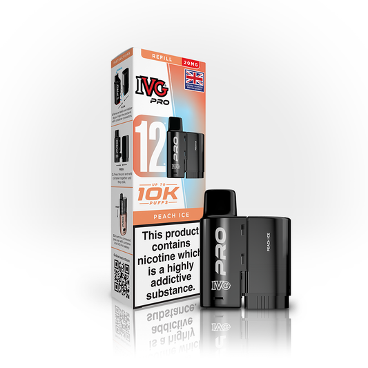 IVG Pro Peach Ice Refill Vaporizers & Electronic Cigarettes IVG