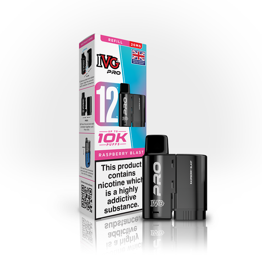 IVG Pro Raspberry Blast Refill Vaporizers & Electronic Cigarettes IVG