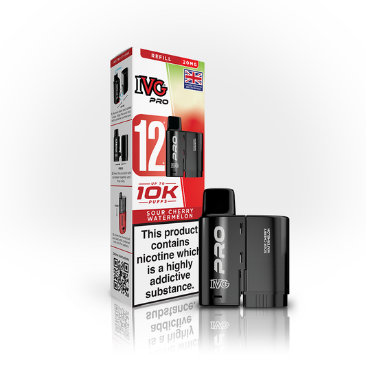 IVG Pro Sour Cherry Watermelon Refill Vaporizers & Electronic Cigarettes IVG