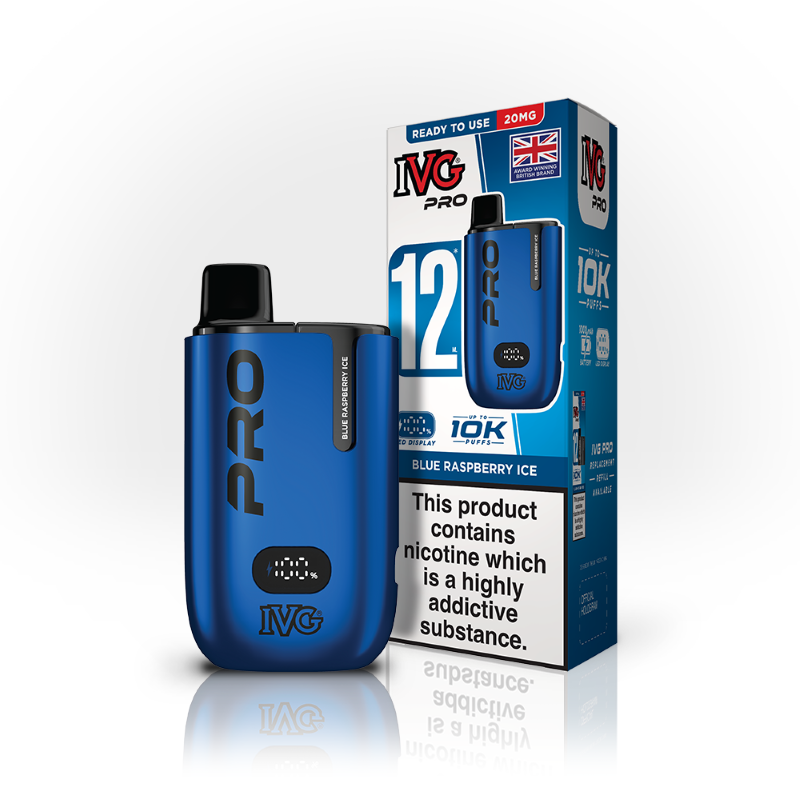 IVG PRO Blue Raspberry Ice Starter Kit Vaporizers & Electronic Cigarettes IVG