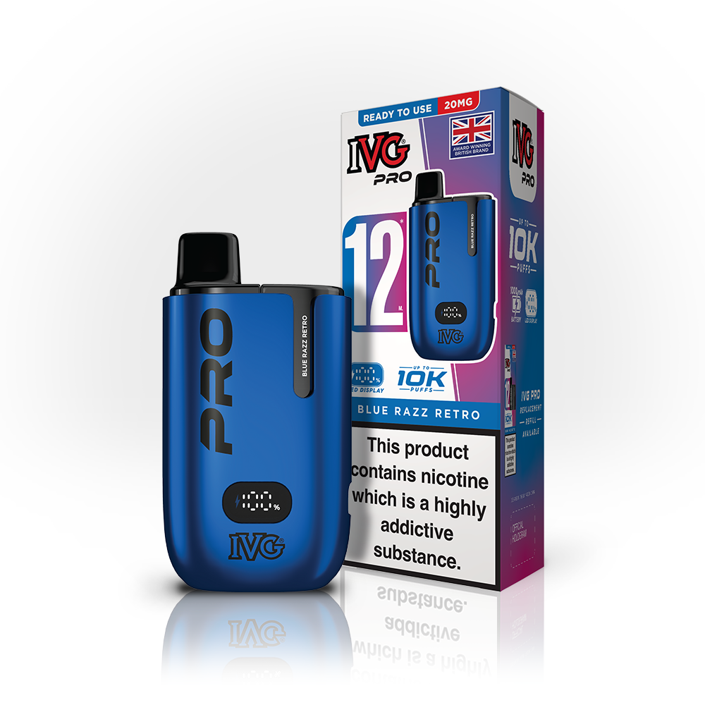 IVG Pro Blue Razz Retro Kit Vaporizers & Electronic Cigarettes IVG