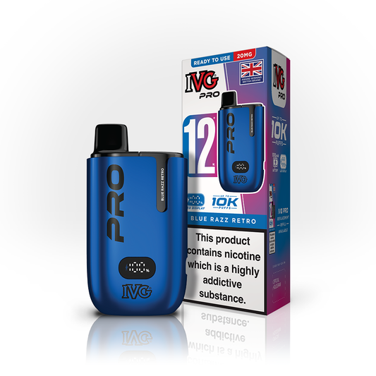 IVG Pro Blue Razz Retro Kit Vaporizers & Electronic Cigarettes IVG
