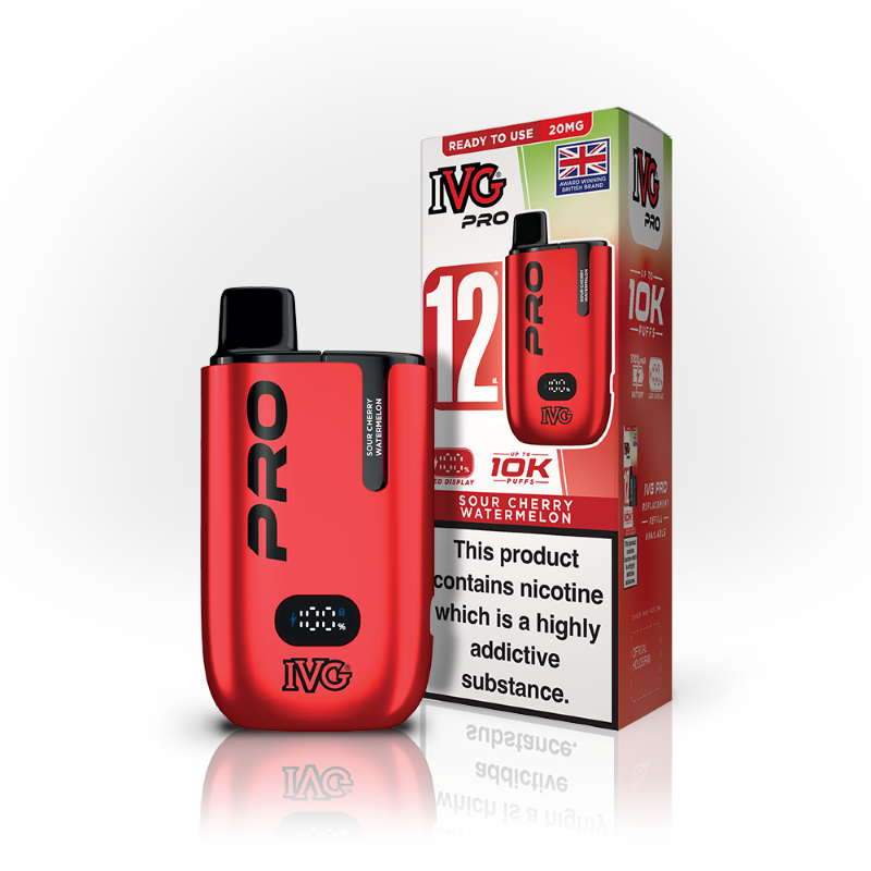 IVG PRO Sour Cherry Watermelon Starter Kit Vaporizers & Electronic Cigarettes IVG