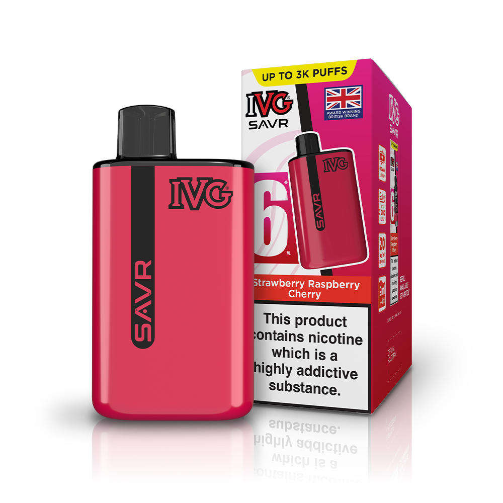 IVG SAVR Strawberry Raspberry Cherry Vaporizers & Electronic Cigarettes IVG