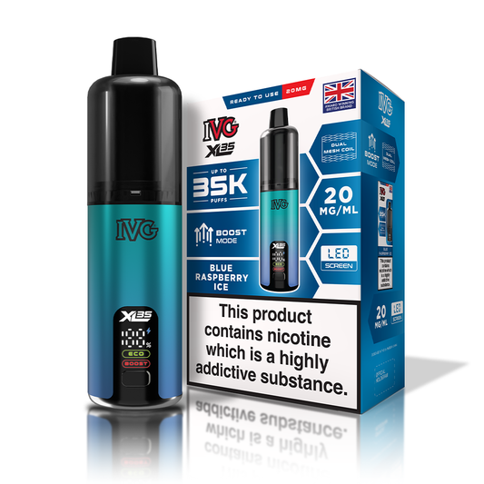 IVG XL35 Blue Raspberry Ice Starter Kit IVG