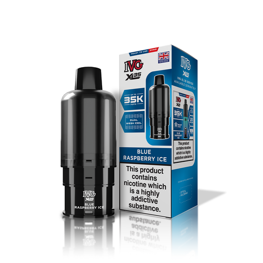 IVG XL35 Blue Raspberry Ice Refill Pod Vaporizers & Electronic Cigarettes IVG