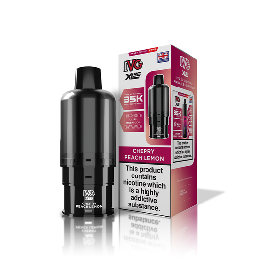 IVG XL35 Cherry Peach Lemon Refill Pod Vaporizers & Electronic Cigarettes IVG