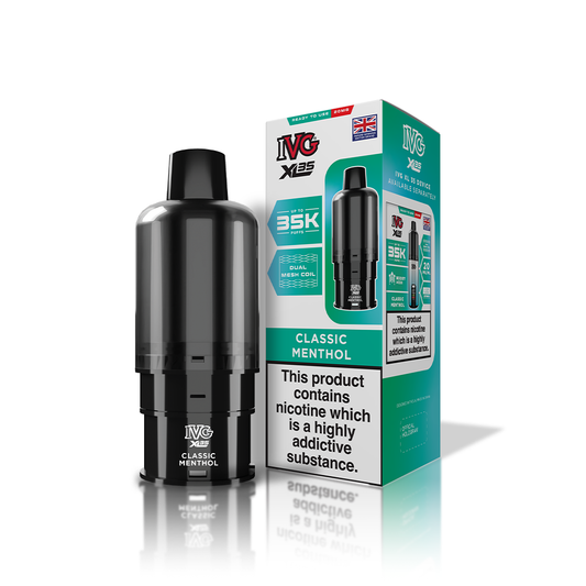 IVG XL35 Classic Menthol Refill Pod Vaporizers & Electronic Cigarettes IVG