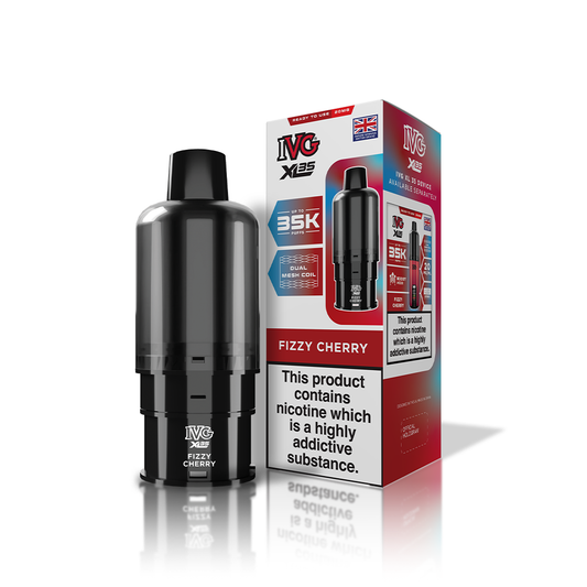 IVG XL35 Fizzy Cherry Refill Pod Vaporizers & Electronic Cigarettes IVG