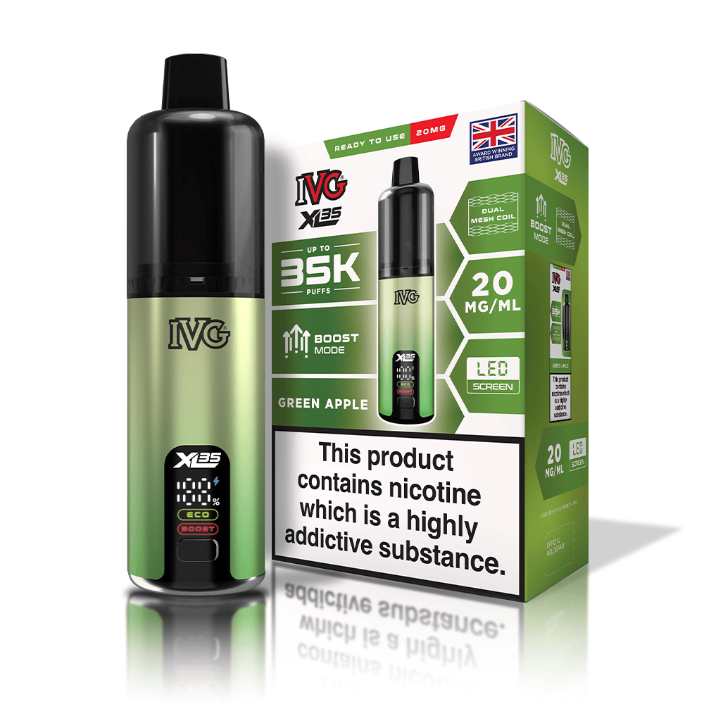 IVG XL35 Green Apple Vape Kit 20mg