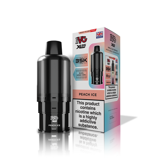 IVG XL35 Peach Ice Refill Pod Vaporizers & Electronic Cigarettes IVG