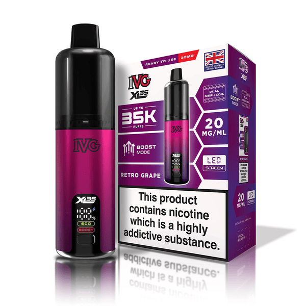 IVG XL35 Retro Grape Vape Kit