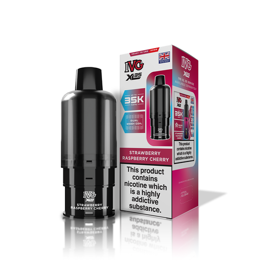 IVG XL35 Strawberry Raspberry Cherry Refill Pod Vaporizers & Electronic Cigarettes IVG