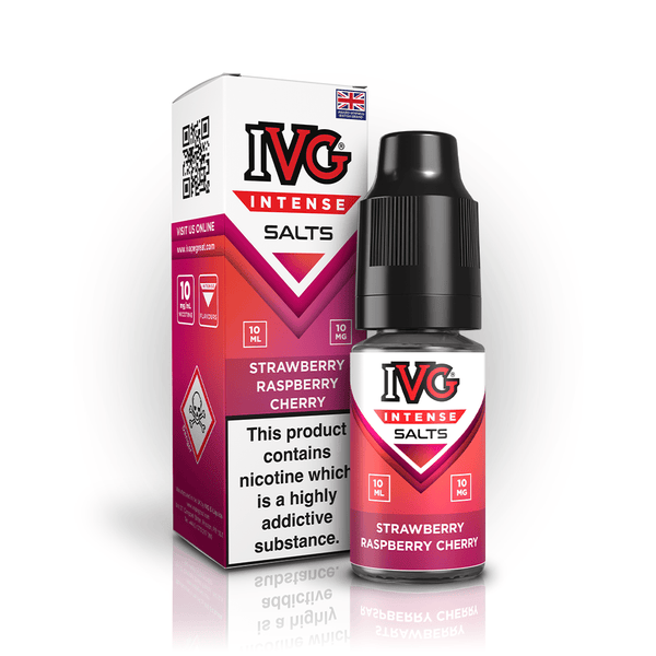IVG Intense Salts Strawberry Raspberry Cherry E-Liquid| 10 & 20mg