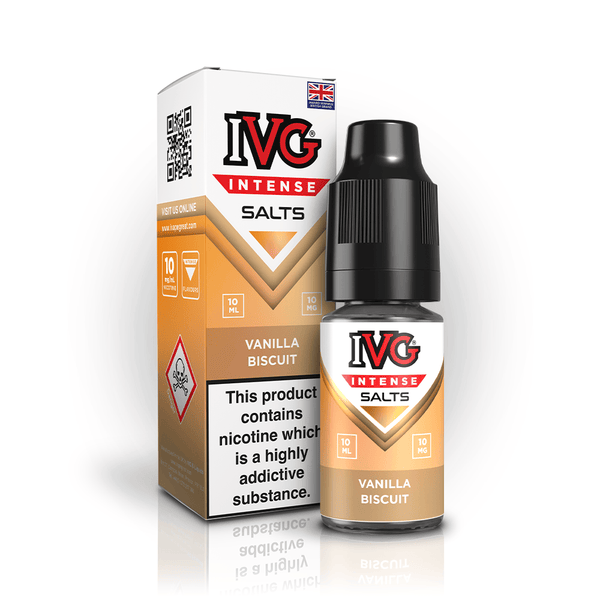 IVG Intense Salts Vanilla Biscuit E-Liquid | 10 & 20mg