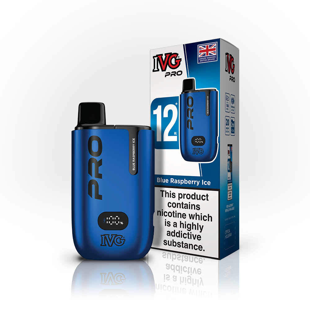 IVG Pro 12 Blue Raspberry Ice Kit Vaporizers & Electronic Cigarettes IVG