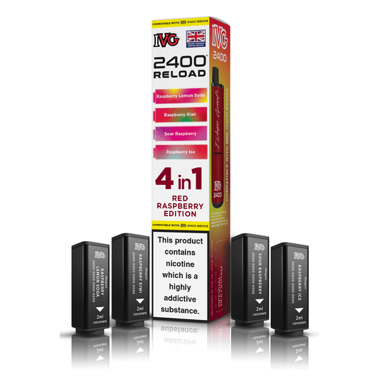 IVG 2400 Kits & Pods | 4-in-1 Flavour Switching Vape IVG 2400 Kits & Pods | 4-in-1 Flavour Switching Vape