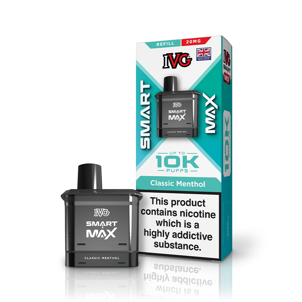 IVG SMART MAX Classic Menthol Refill Pod Vaporizers & Electronic Cigarettes IVG