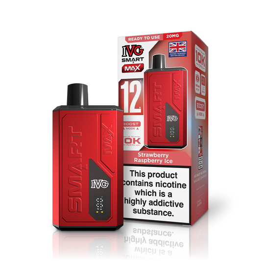 IVG SMART MAX Strawberry Raspberry Ice Starter Kit Vaporizers & Electronic Cigarettes IVG