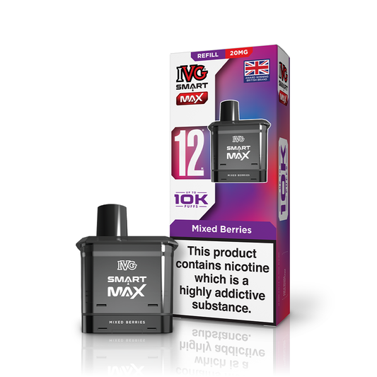 IVG SMART MAX Mixed Berries Refill Pod Vaporizers & Electronic Cigarettes IVG