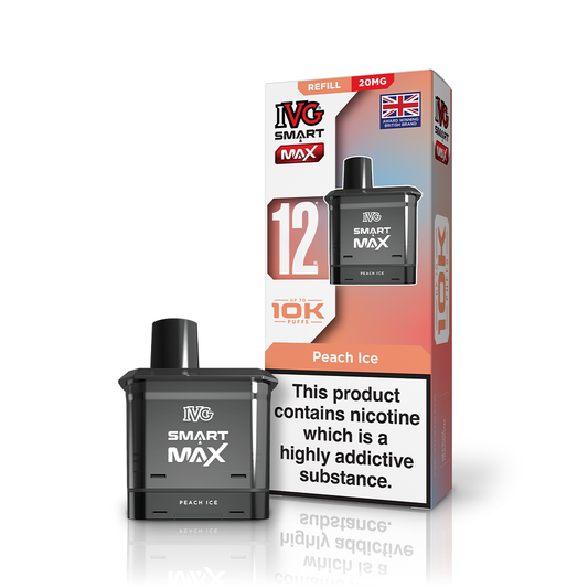 IVG SMART MAX Peach Ice Refill Pod Vaporizers & Electronic Cigarettes IVG
