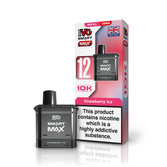 IVG SMART MAX Strawberry Ice Refill Pod Vaporizers & Electronic Cigarettes IVG