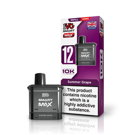 IVG SMART MAX Summer Grape Refill Pod Vaporizers & Electronic Cigarettes IVG