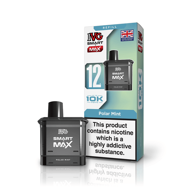 IVG SMART MAX Polar Mint Refill Pod | 10 & 20mg Nic Salt
