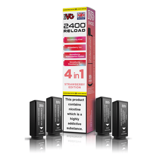 IVG 2400 Kits & Pods | 4-in-1 Flavour Switching Vape IVG 2400 Kits & Pods | 4-in-1 Flavour Switching Vape