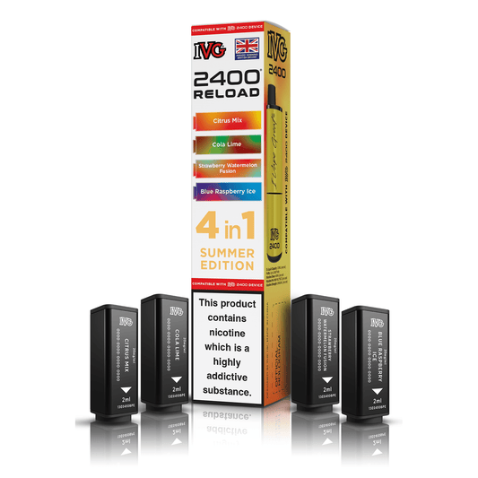 IVG 2400 Kits & Pods | 4-in-1 Flavour Switching Vape Page 2 IVG 2400 Kits & Pods | 4-in-1 Flavour Switching Vape Page 2