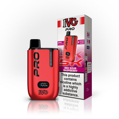 IVG PRO 5K Red Sour Raspberry Vape Kit