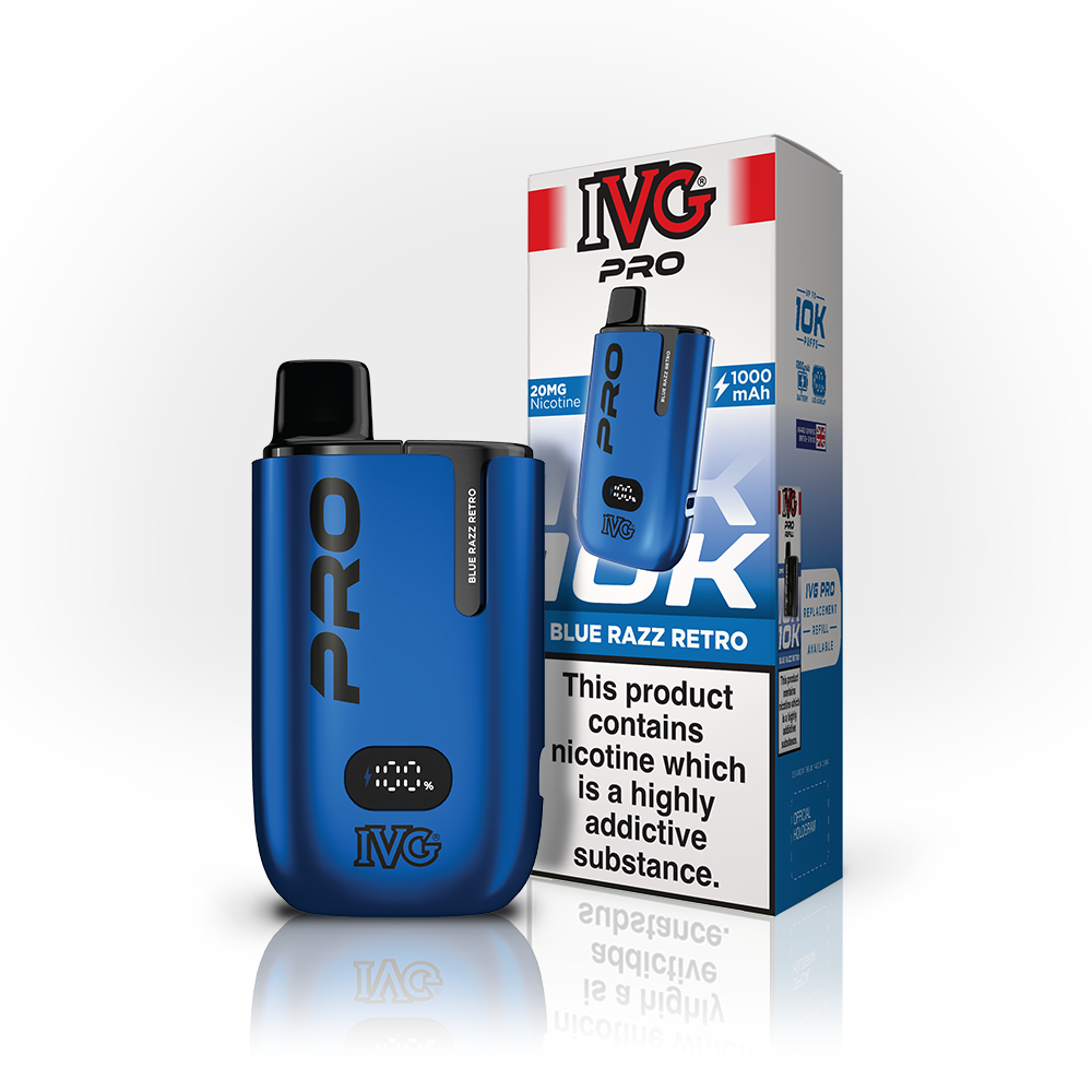 IVG PRO Blue Razz Retro Vape Kit