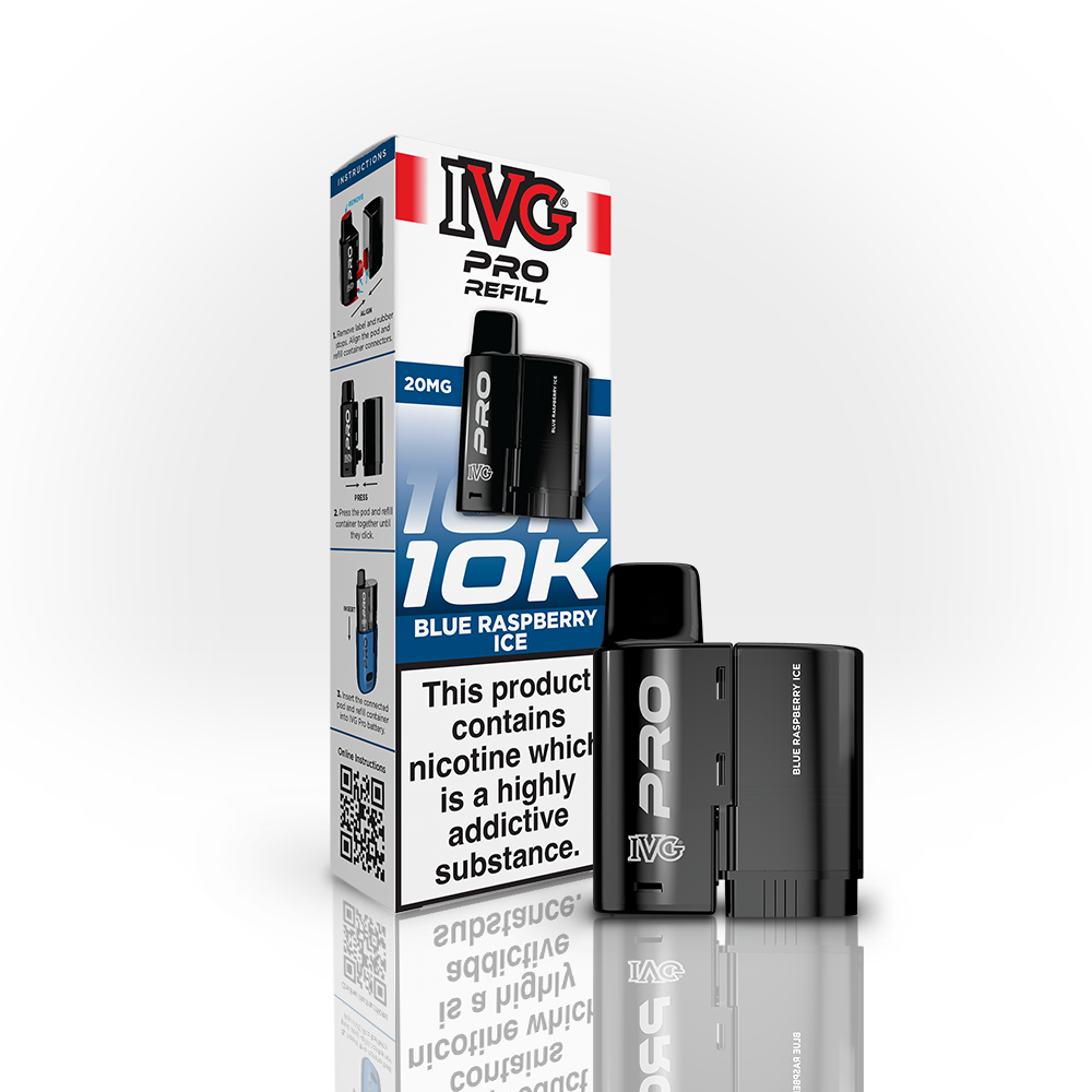 IVG PRO Blue Raspberry Ice 20mg Refill Pod
