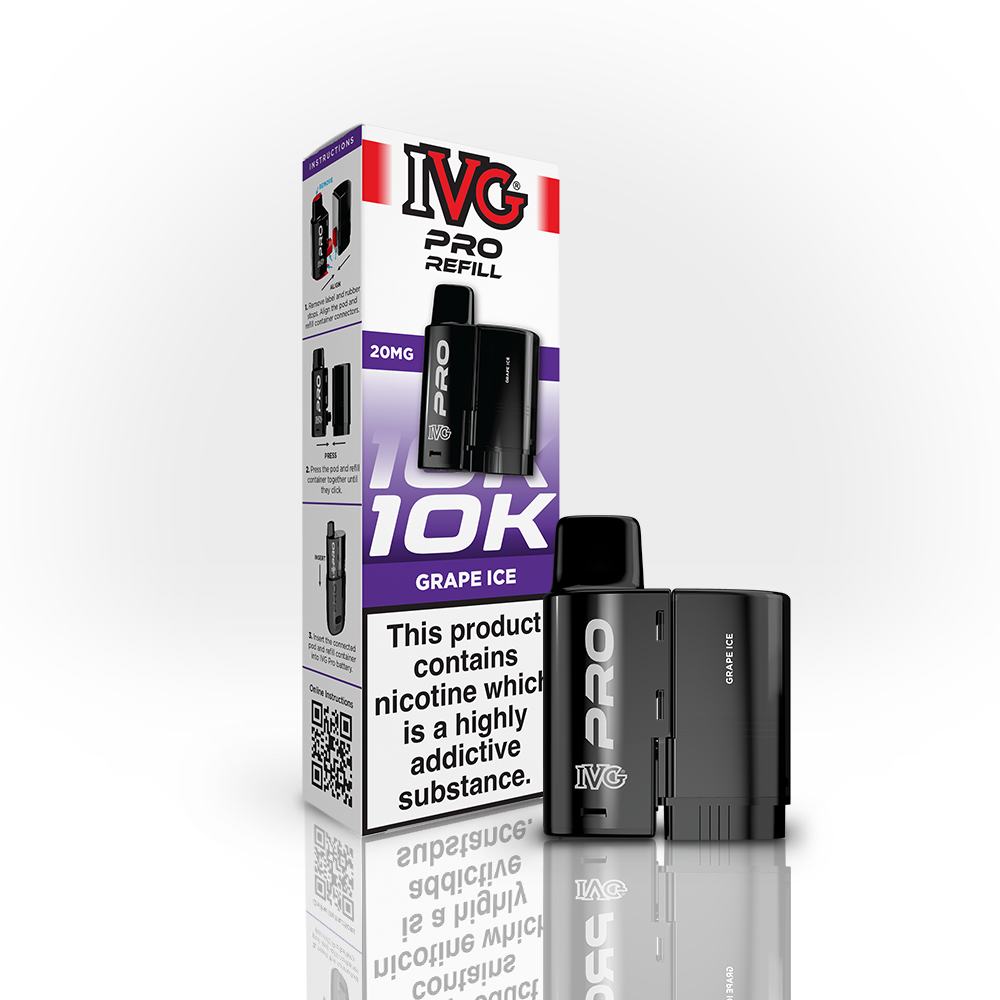 IVG PRO Grape Ice 20mg Refill Pod