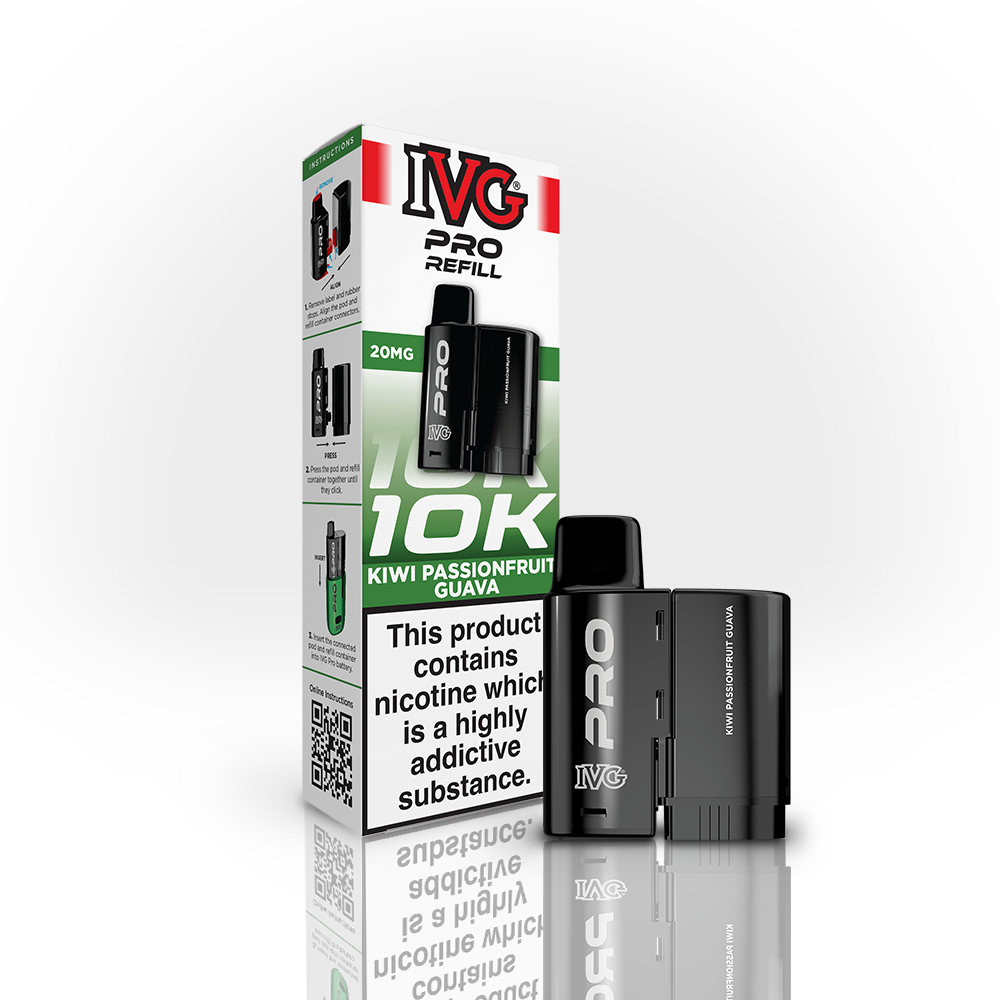 IVG PRO Kiwi Passionfruit Guava 20mg Refill Pod